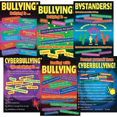 Bullying In A Cyber World Upper Poster Pack of 6 Laminated A2 | Harleys ...