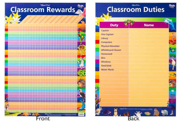 Chart Classroom Rewards Double Sided | Harleys - The Educational Super ...