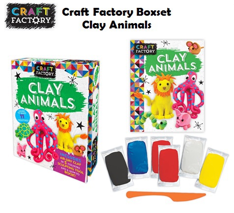 Craft Factory Clay Animals Craft Kit