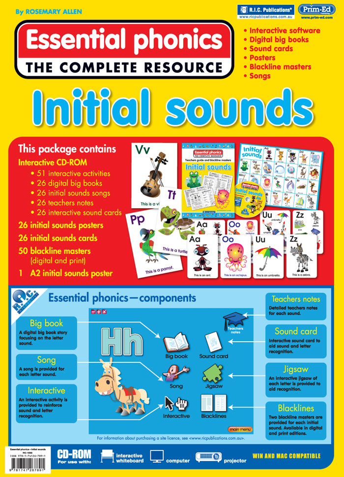 Essential Phonics: Initial Sounds | Harleys - The Educational Super Store