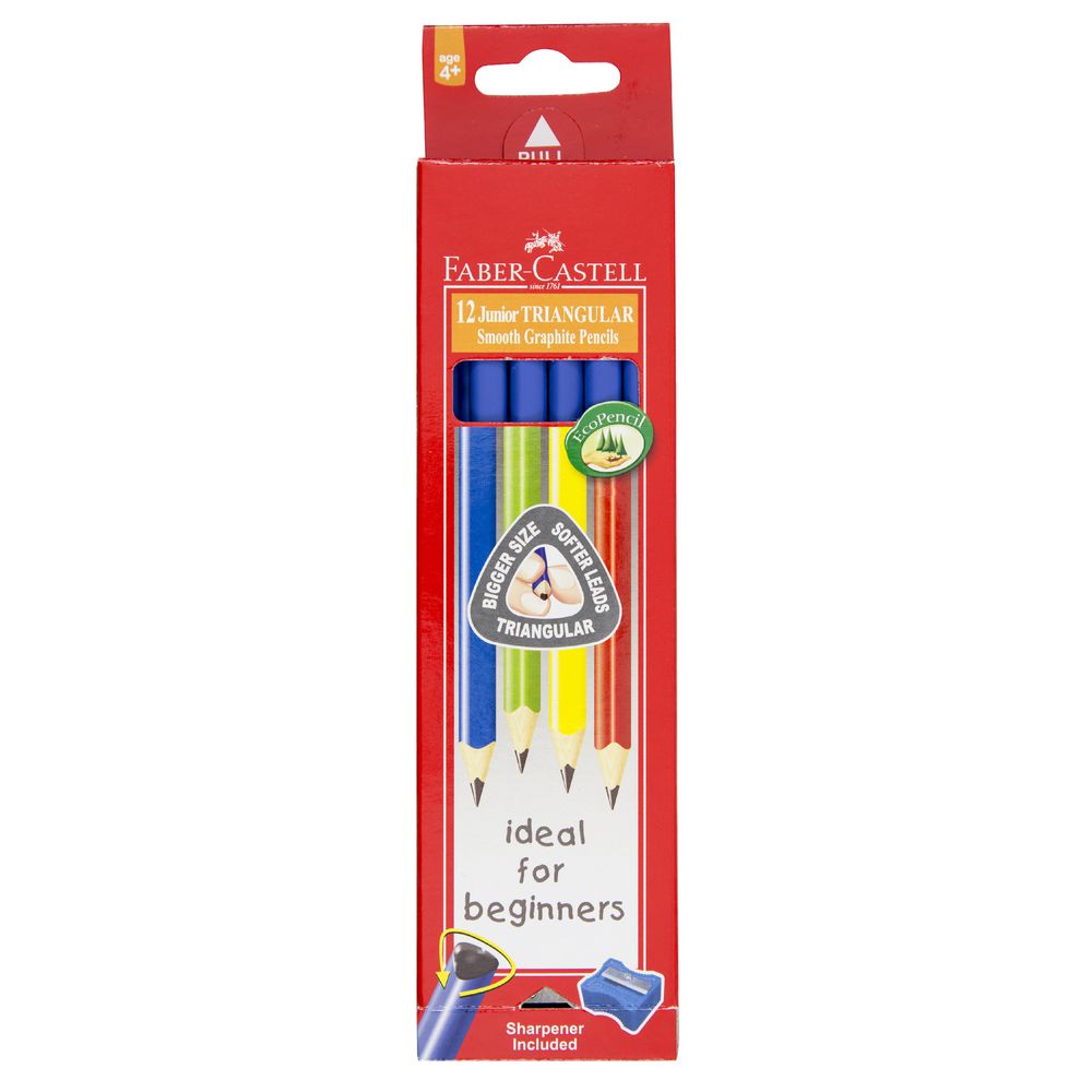 Lead Pencil 2B Triangular Junior Grip Box Of 12 | Harleys - The ...