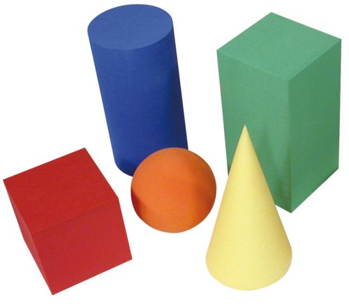 Geometric Solids Foam 7Cm 5P | Harleys - The Educational Super Store