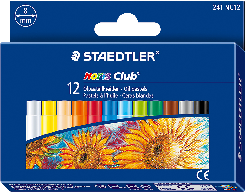 staedtler noris club oil pastels 25 colours