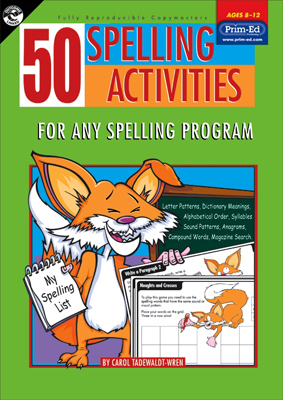 50 spelling activities ages 8 12 harleys the educational super store