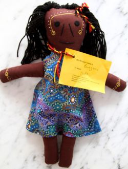 Aboriginal Girl Doll KA0205