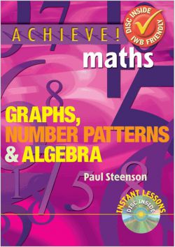 Acheive! Maths Graphs Number Patterns &amp; Algebra 9781921680274