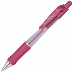 Ballpoint Pen Retractable Red 1.0 Pentel Deluxe 4711577012285