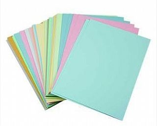 Cardboard 150gsm Pk of 200 - Bristol  Board (Pack of 200, Pastel Colours, 150gsm, A4) 9321932013496