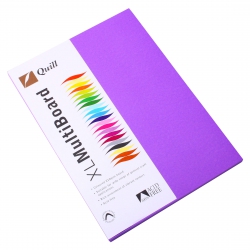Cardboard A4 Pk 50 210Gsm Lilac (Vibrant Purple) - Xl (Lilac) 9310703500297