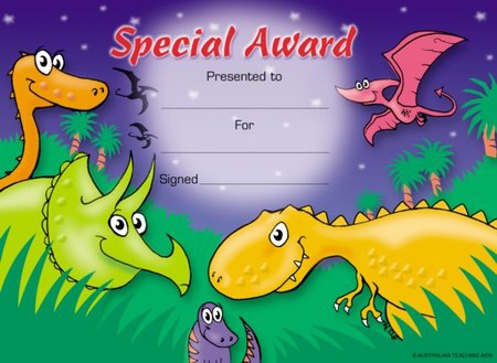 Certificates - Special Award - Pk 35 SA357