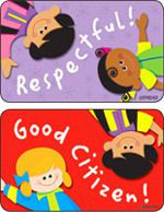 Character Kids Large Applause Stickers T47304