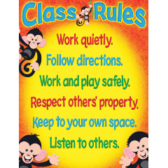 Class Rules Monkey Mischief Chart 