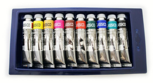 Classico Oil Paints 10 x 20ml Tubes - Asstored Colours 2770000837484