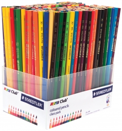 Coloured Pencils Hexagonal Classpack Box of 288 Staedtler Noris Club (Box of 288) 9310277139008