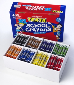 Crayons XL School Class Pack of 400 Texta 9311960357846