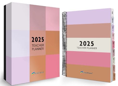 Elizabeth Richards 2025 Teacher Planner Diary Wirebound + Box