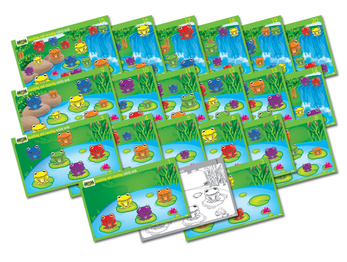 Fabulous Frogs Lacing Patterns Activity Cards 9337138165273