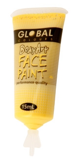 Face Paint 15Ml Yellow - Global GBA15YE