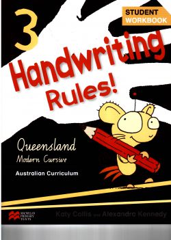 Handwriting Rules! Modern Cursive Year 3 QLD 9781458650375