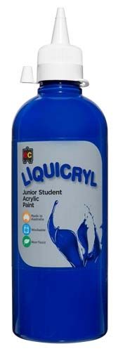 Liquicryl Paint 500ml Bright Blue 9314289000462