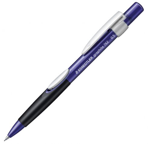 Mechanical Pencil 0.5mm Blue Barrel Staedtler Graphite 762 (Each) 4007817762011