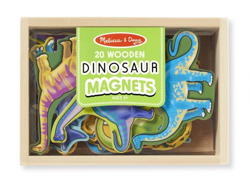 Wooden Dinosaur Magnets Pk 20 MND476