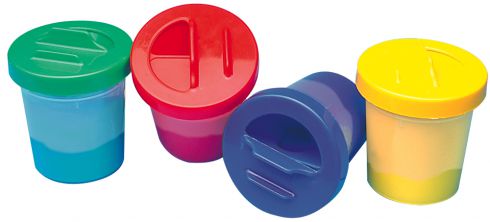 No Spill Paint Pots - Set of 4 104240