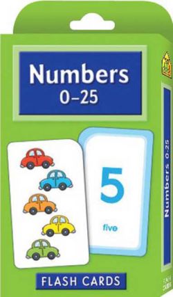 Numbers 0-25 Flash Cards 9781741815924