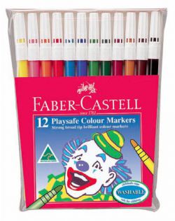 Playsafe Colour Markers - Pack of 12 9311279100287