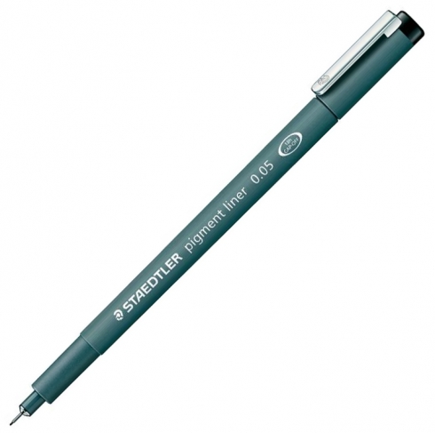 Pigment Liner Pen 0.05mm Black Staedtler (Black, Each) 4007817308196