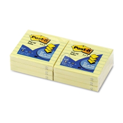 Post-it Notes 76mm x 76mm Pop Up Refill Lined Yellow Pack of 6 2770000783781