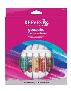 Poster Gouache Set 18 X 12mL Tubes Reeves 2770000028943