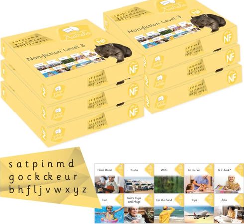 Decodable Readers - Non Fiction Level 3 - Guided Reading Set - 6 X 10 Titles 