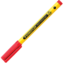 *NEW* Staedtler® Noris® Writing Pen *Each* Red 0.6mm  Designed for School Use. Stable Pressure Resistant Plastic Tip