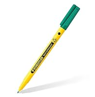 *NEW* Staedtler® Noris® Writing Pen *Each* Green 0.6mm  Designed for School Use. Stable Pressure Resistant Plastic Tip