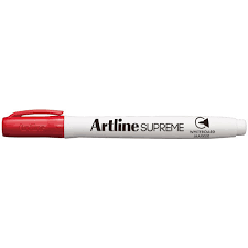 WHITEBOARD MARKER ARTLINE SUPREME BULLET RED Thin Barrel 4974052865930