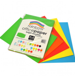 COPY PAPER A4 80GSM PK 100 RAINBOW