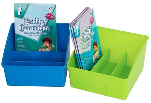 Literacy Tubs in use