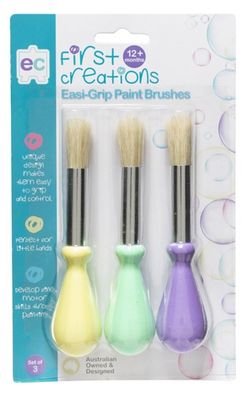 Brushes set of 3 Easi-Grip 9314289030322