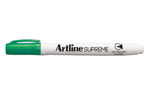 WHITEBOARD MARKER ARTLINE SUPREME BULLET GREEN Thin Barrel 4974052865947