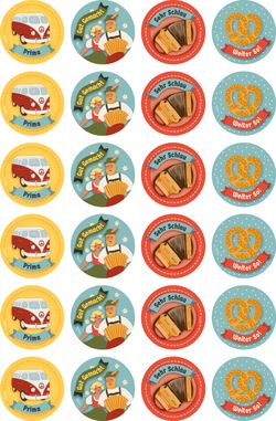 German - Merit Stickers (Pack of 96)