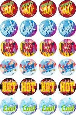 So Cool it's Hot - Merit Stickers (Pack of 96)