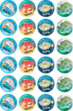 Australian Fish - Merit Stickers (Pack of 96)