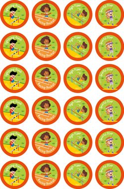 Athletics - Extracurricular Stickers (Pack of 96)