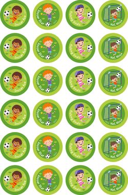 Soccer/Football - Extracurricular Stickers (Pack of 96)