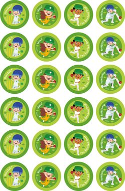 Cricket - Extracurricular Stickers (Pack of 96)