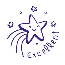 Excellent (Star) - Merit Stamp