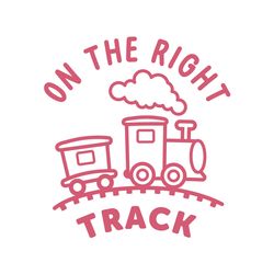 On the Right Track - Merit Stamp