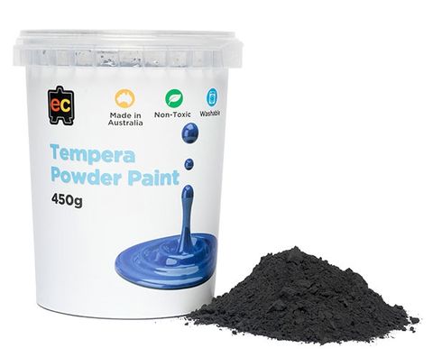 Tempera Powder 450g Black 9314289031565