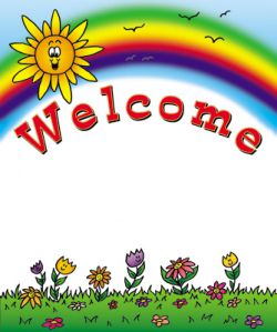 Rainbow Welcome Chart 554mm x 429mm PLR1316